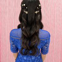 画像11688：ハーフツインリボンアレンジ・ペア｜梅田・北新地ヘアセット