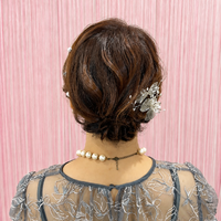 画像11711：ハーフツインリボンアレンジ・ペア｜梅田・北新地ヘアセット