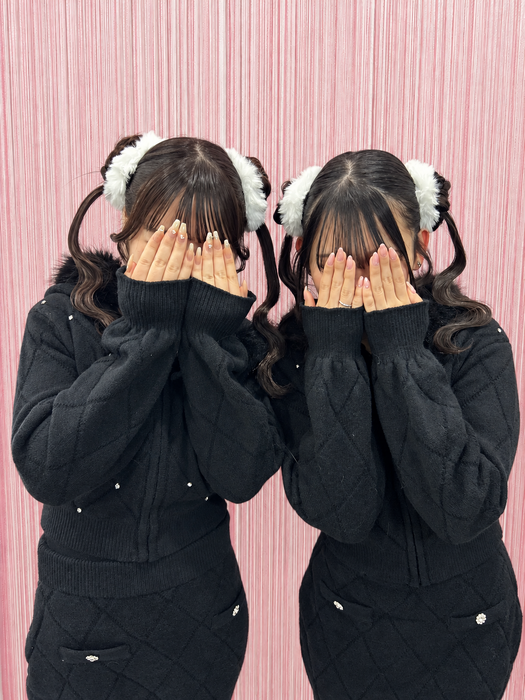 画像11739：ハーフツインリボンアレンジ・ペア｜梅田・北新地ヘアセット