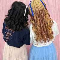 画像11753：ハーフツインリボンアレンジ・ペア｜梅田・北新地ヘアセット