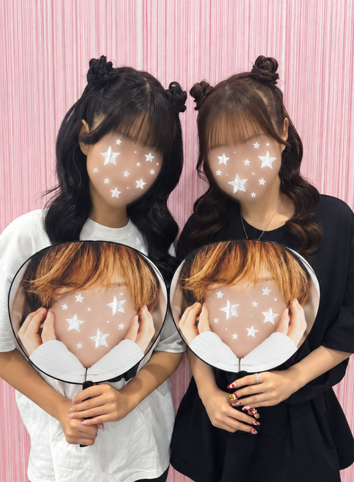 画像11756：ハーフツインリボンアレンジ・ペア｜梅田・北新地ヘアセット