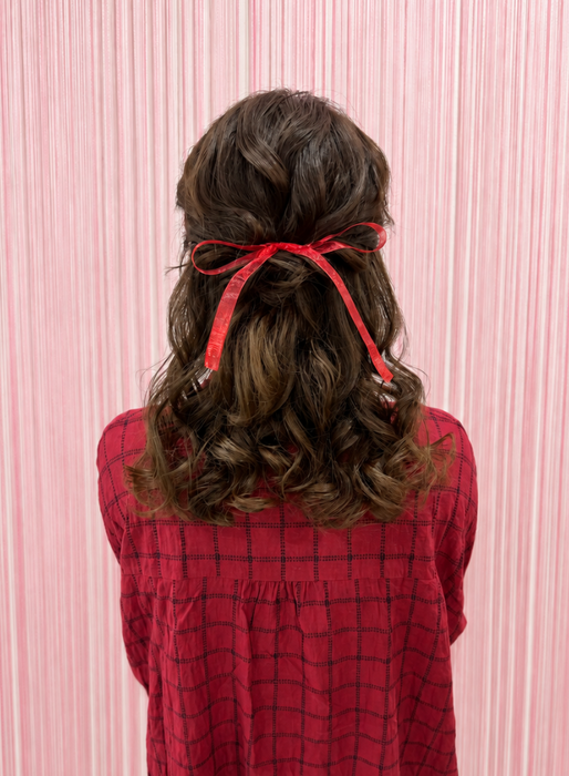 画像11760：ハーフツインリボンアレンジ・ペア｜梅田・北新地ヘアセット