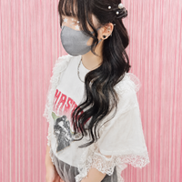 画像11818：花飾り低めシニヨン｜梅田・北新地ヘアセット
