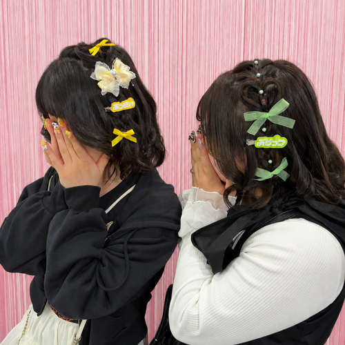 画像11831：立体リボンカチューシャ・ペア｜梅田・北新地ヘアセット