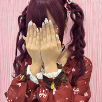 画像11834：花飾り低めシニヨン｜梅田・北新地ヘアセット