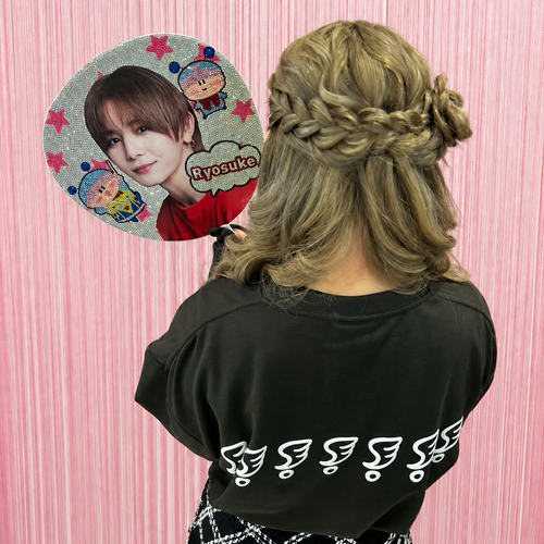 画像11839：編みカチュハーフ くるみちゃんヘア｜梅田・北新地ヘアセット